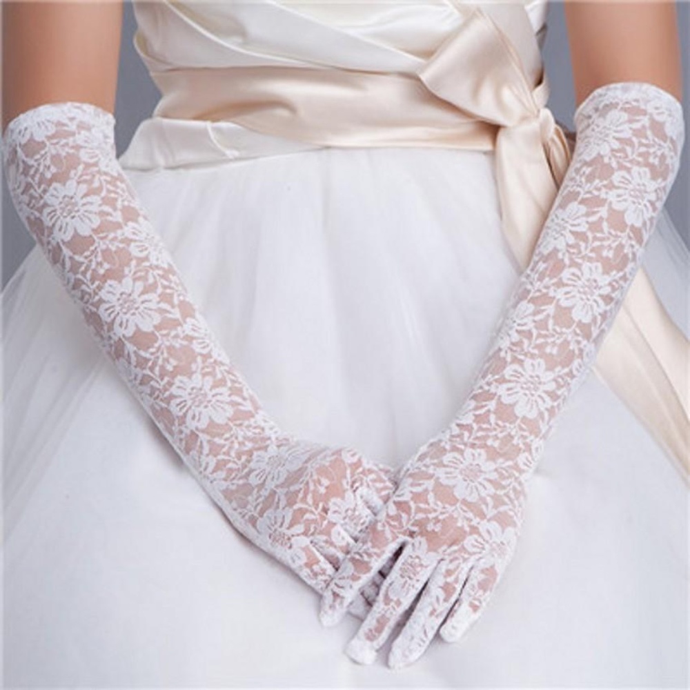 Bridal Wedding Lace Gloves Brand New in Package S/M